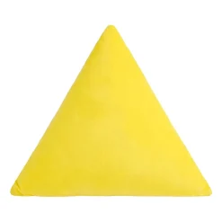 Poduszka trójkąt Domarex Shape 3D, żółta