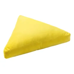 Poduszka trójkąt Domarex Shape 3D, żółta
