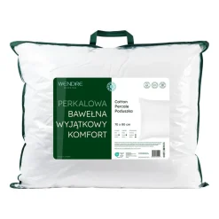 Poduszka 70 x 80 cm Wendre Cotton Percale, biała
