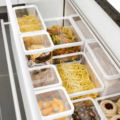 Pojemnik kwadratowy Rotho Loft, 1 l, biały