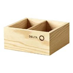 Pojemnik na cukier w saszetkach Delta Q Qombo, drewniany