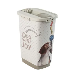 Pojemnik na karmę Rotho CODY Dog, 25 L, beżowy