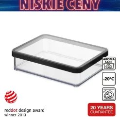 Pojemnik szeroki Rotho Loft, 1 l, czarny