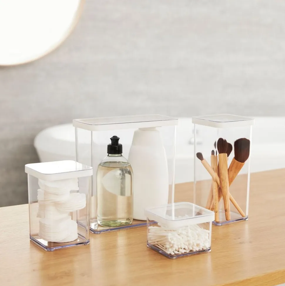 Pojemnik wysoki Rotho Loft, 2,1 l, biały