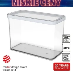 Pojemnik wysoki Rotho Loft, 2,1 l, biały