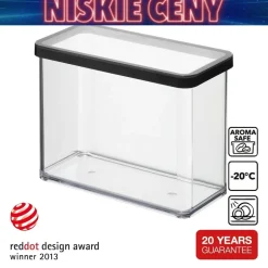 Pojemnik wysoki Rotho Loft, 2,1 l, czarny