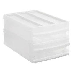 Pojemnik z 4 szufladami 25,5 x 39,5 x 20,3 cm Rotho Tower, transparentny