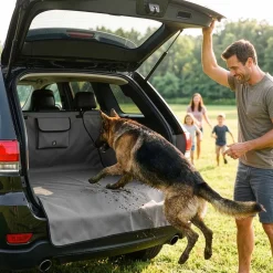 Pokrowiec do bagażnika dla psa Domarex Pet Safe, grafitowy