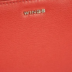 Portfel damski skórzany Wings 2W9, czerwony