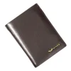 Portfel męski ze skóry bydlęcej Wings, 13 x 10 x 2 cm, RFID, brązowy