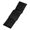 Portfel męski ze skóry bydlęcej Wings, 11 x 13 x 2 cm, RFID, z kieszenią na monety, czarny