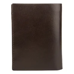 Portfel męski ze skóry koziej Wings, 13 x 10 x 2 cm, RFID, brązowy