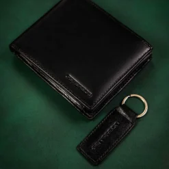 Portfel z brelokiem dla niego Peterson, 10 x 12 x 2 cm