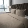 Poszewka na poduszkę 40 x 40 cm Pure Collection, 2 szt., taupe