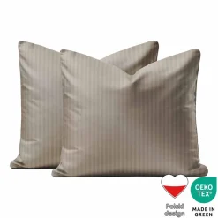 Poszewka na poduszkę 40 x 40 cm Pure Collection, 2 szt., taupe
