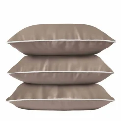 Poszewka na poduszkę z makosatyny 40 x 40 cm Pure Collection, 2 szt., taupe