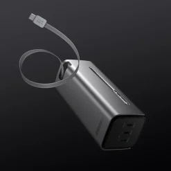 Powerbank EcoFlow Rapid Pro 20000 mAh, 230 W, z wbudowanym kablem, czarny