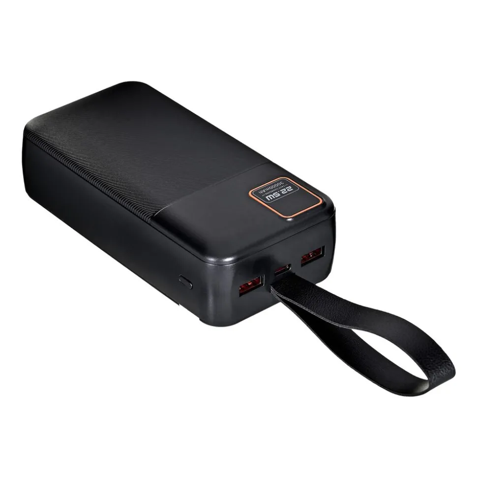 Powerbank Patona Premium Stark 5, 30000 mAh, 22,5 W, czarny