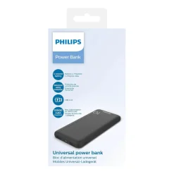 Powerbank Philips DLP1810NB/62, 10000 mAh, 10 W, czarny