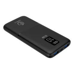 Powerbank Rebeltec P10 LCDPD, 10000 mAh, 22,5 W, czarny