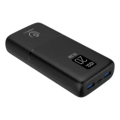 Powerbank Rebeltec P20 LCDPD, 20000 mAh, 22,5 W, czarny