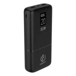Powerbank Rebeltec P20 LCDPD, 20000 mAh, 22,5 W, czarny