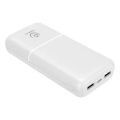 Powerbank Rebeltec P20, 20000 mAh, 10 W, biały