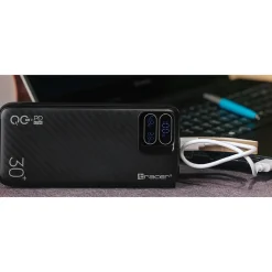 Powerbank Tracer Blaze, 30000 mAh, 65 W, czarny
