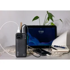 Powerbank Tracer Blaze, 30000 mAh, 65 W, czarny