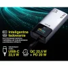 Powerbank Tracer Comet, 10000 mAh, 20 W, czarno-stalowy