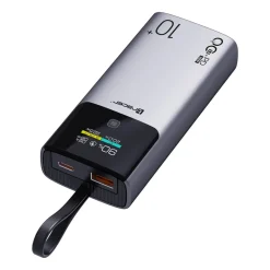 Powerbank Tracer Comet, 10000 mAh, 20 W, czarno-stalowy