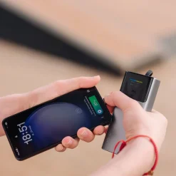 Powerbank Tracer Comet, 10000 mAh, 20 W, czarno-stalowy