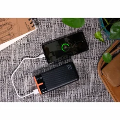 Powerbank Tracer EnerGen, 20000 mAh, grafitowo-pomarańczowy