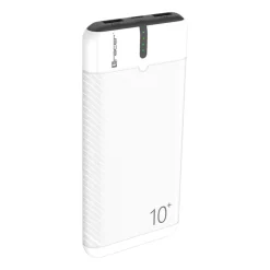 Powerbank Tracer EnerGo, 10000 mAh, biało-czarny