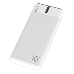 Powerbank Tracer EnerGo, 10000 mAh, biało-czarny