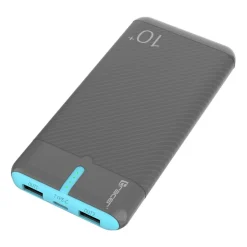 Powerbank Tracer EnerGo, 10000 mAh, szaro-niebieski