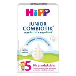 Produkt na bazie mleka HIPP 5 Junior Combiotik®, dla przedszkolaka po 2,5 r.ż., 550 g