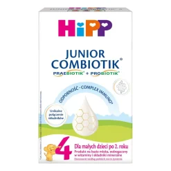 Produkt na bazie mleka HIPP 4 Junior Combiotik®, dla dzieci po 2 r.ż., 550 g