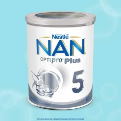 Produkt na bazie mleka NAN Optipro Plus 5, dla małych dzieci, 800 g