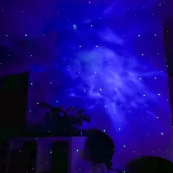 Projektor gwiazd LED, z głośnikiem Bluetooth, z pilotem, grafitowy