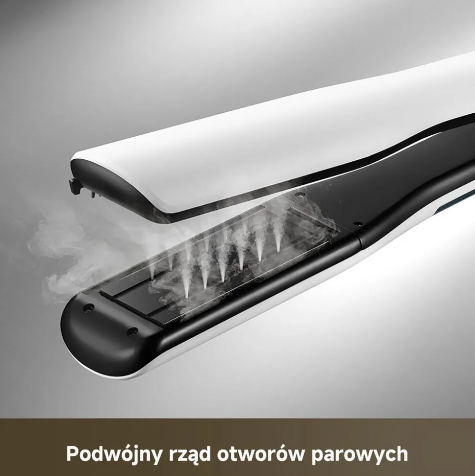 Prostownica do włosów Dreame AuraSteam, 2 w 1, biała