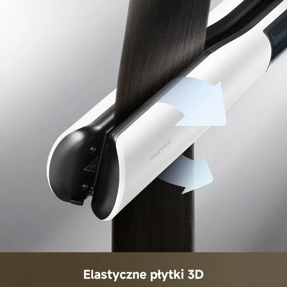 Prostownica do włosów Dreame AuraSteam, 2 w 1, biała