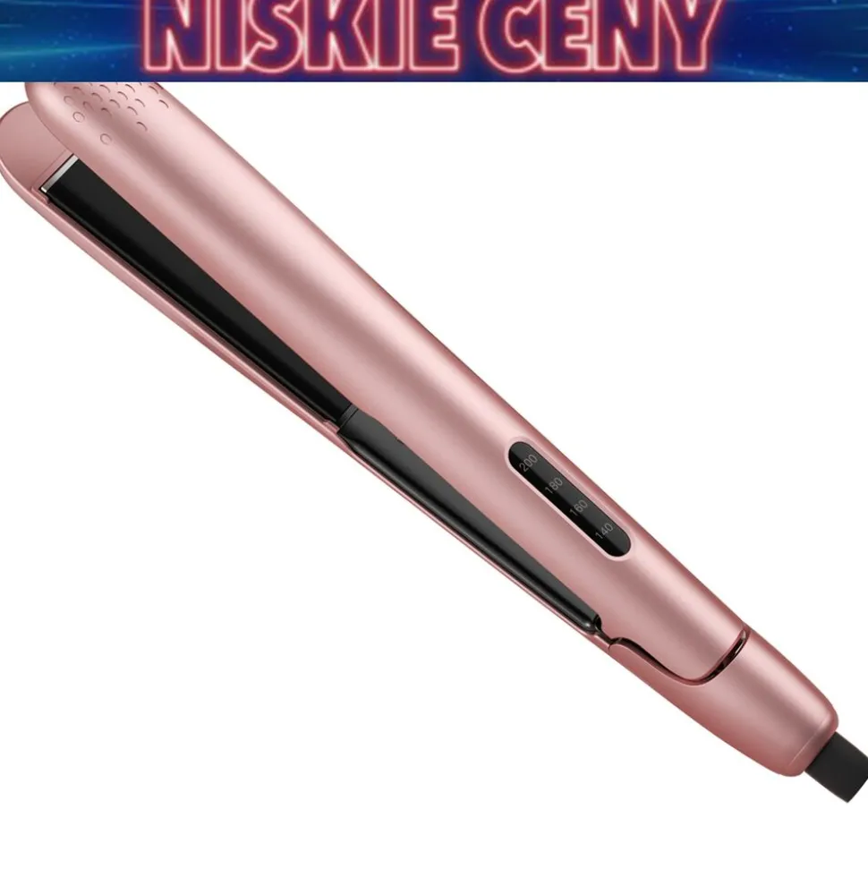 Prostownica do włosów Enchen Enrollor, 32 W, różowa