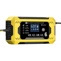 Prostownik automatyczny 12V/6A Tracer DT126, z funkcją diagnozy i regeneracji