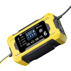 Prostownik automatyczny 12V/6A Tracer DT126, z funkcją diagnozy i regeneracji