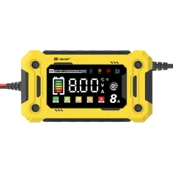 Prostownik automatyczny 12V/8A Tracer DT128, z funkcją diagnozy i regeneracji