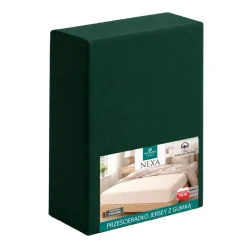 Prześcieradło z gumką 140 x 200 cm Pation Home Nexa, zielone