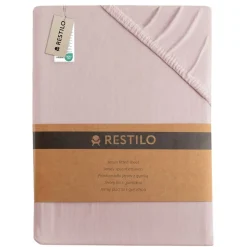 Prześcieradło z gumką 80-90 x 200 cm Restilo Amber, lilowe