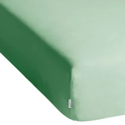 Prześcieradło z gumką 80-90 x 200 cm Restilo Amber, miętowe