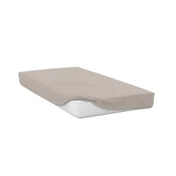 Prześcieradło z gumką 220 x 200 x 25 cm Soft Jersey, szare